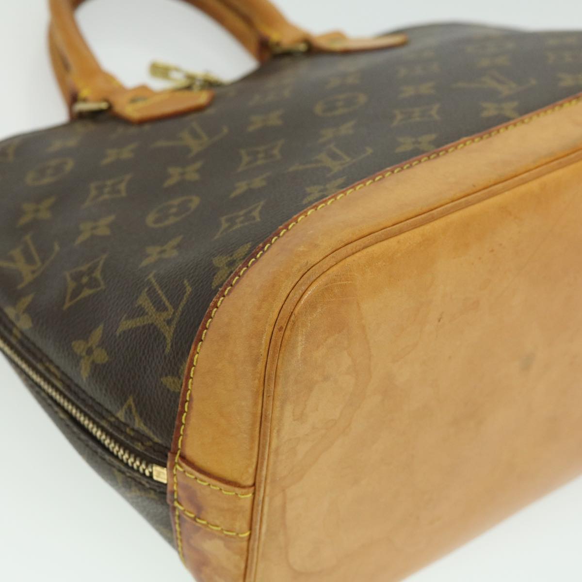 LOUIS VUITTON Monogram Alma Hand Bag M51130 LV Auth 34750