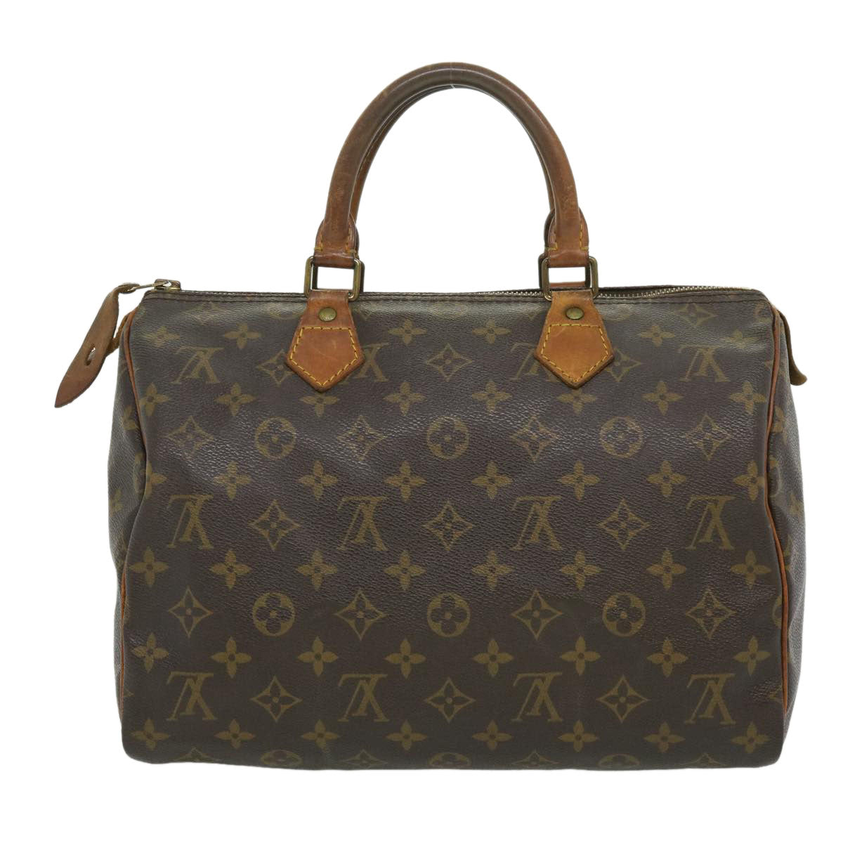 LOUIS VUITTON Monogram Speedy 30 Hand Bag M41526 LV Auth 34754