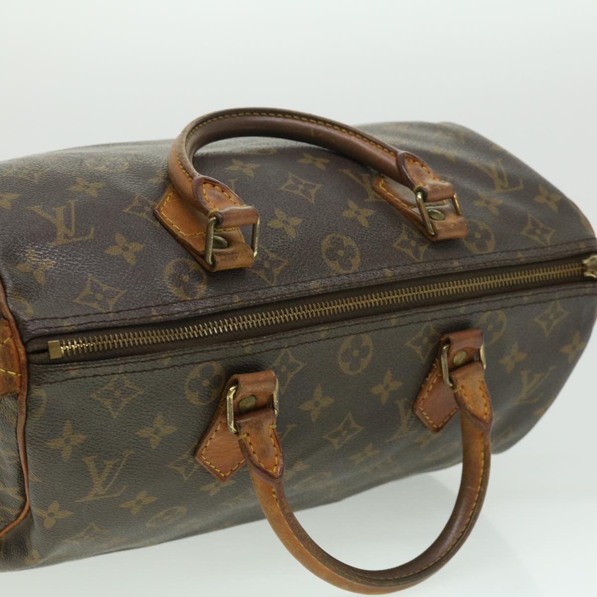 LOUIS VUITTON Monogram Speedy 30 Hand Bag M41526 LV Auth 34754