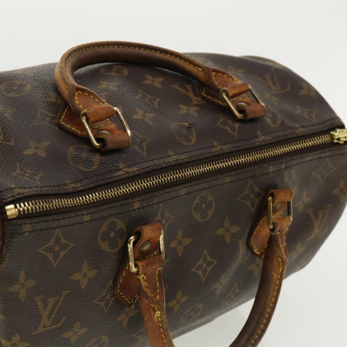 LOUIS VUITTON Monogram Speedy 30 Hand Bag M41526 LV Auth 34755