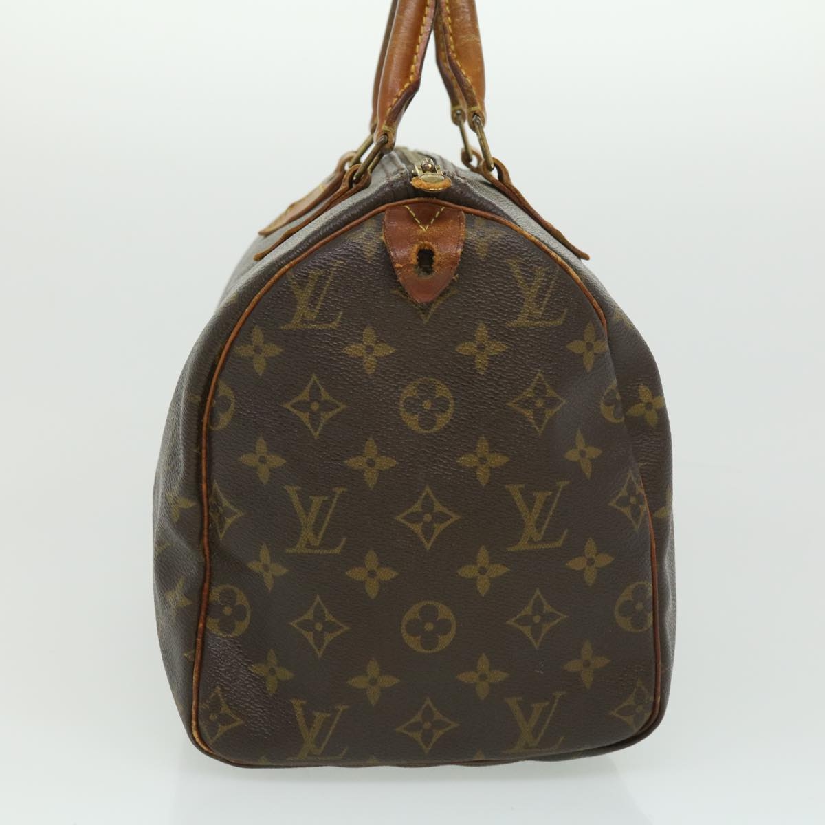 LOUIS VUITTON Monogram Speedy 30 Hand Bag M41526 LV Auth 34756