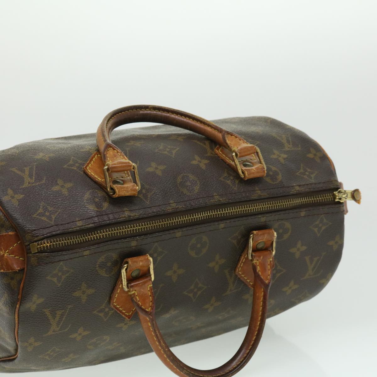 LOUIS VUITTON Monogram Speedy 30 Hand Bag M41526 LV Auth 34756