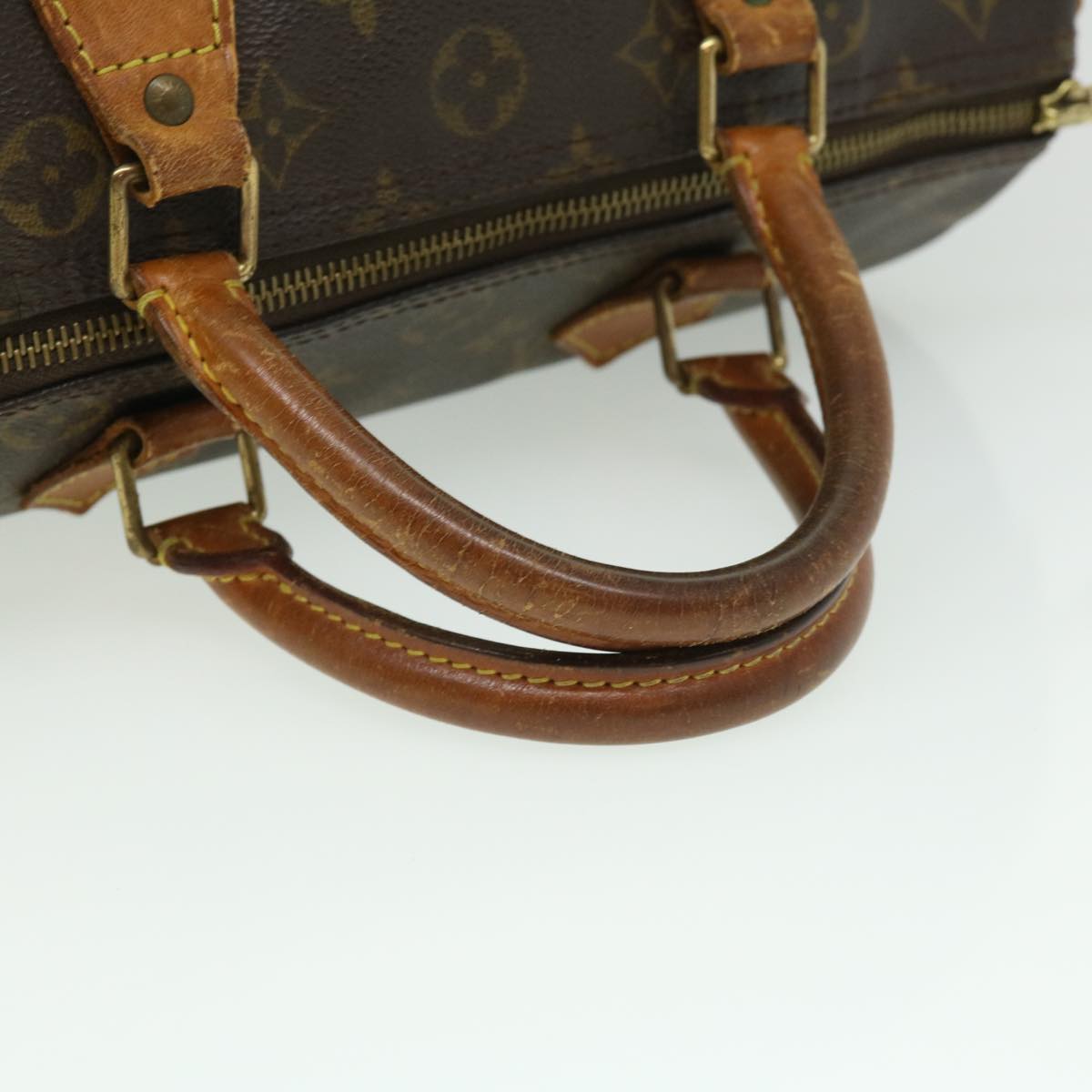 LOUIS VUITTON Monogram Speedy 30 Hand Bag M41526 LV Auth 34756