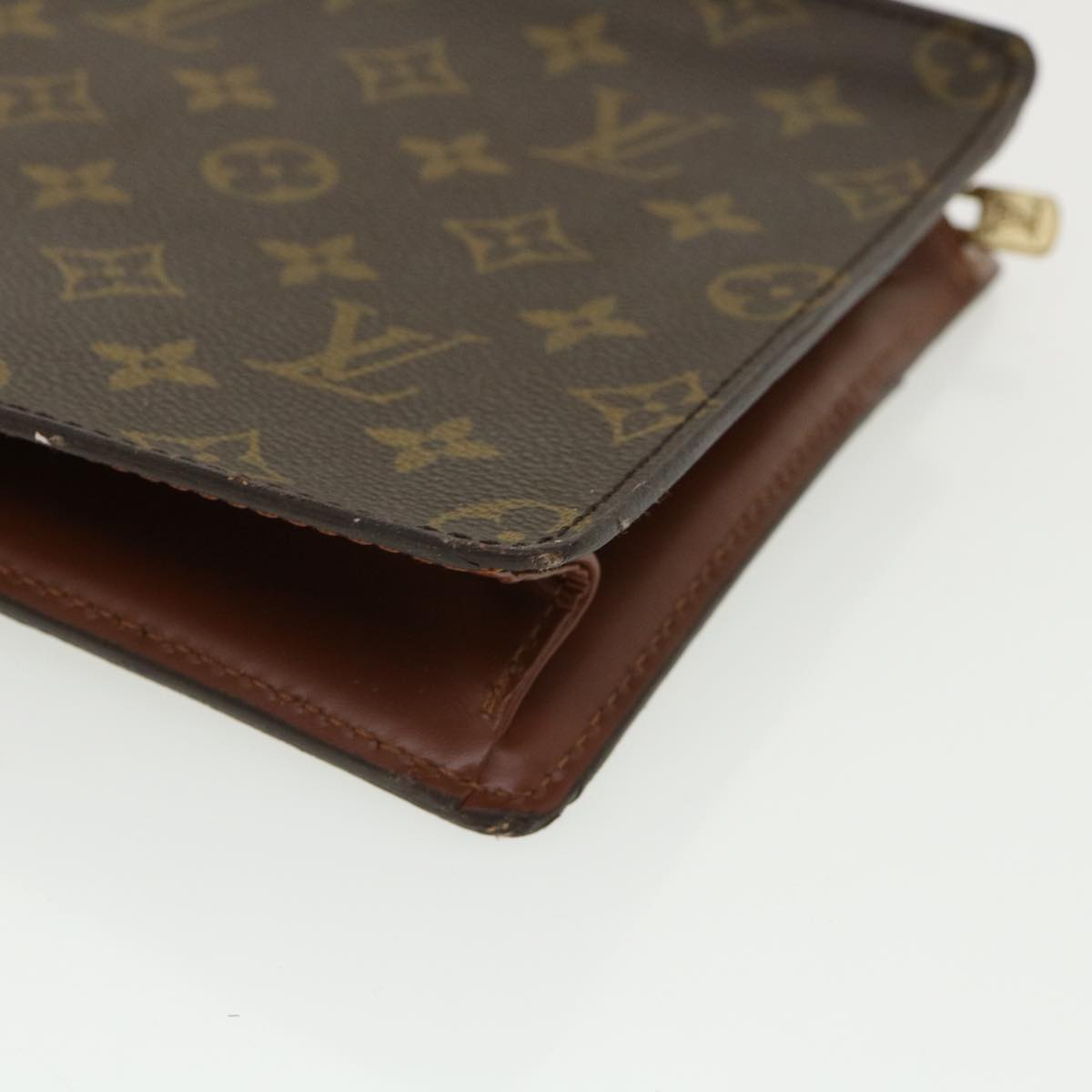 LOUIS VUITTON Monogram Pochette Homme Clutch Bag M51795 LV Auth 34764