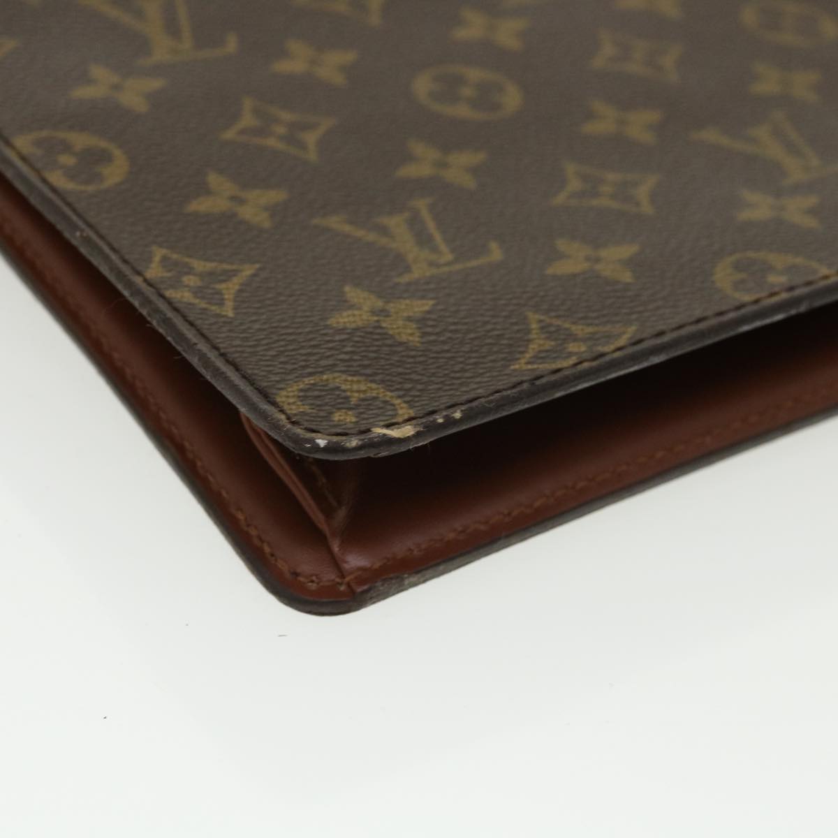 LOUIS VUITTON Monogram Pochette Homme Clutch Bag M51795 LV Auth 34764