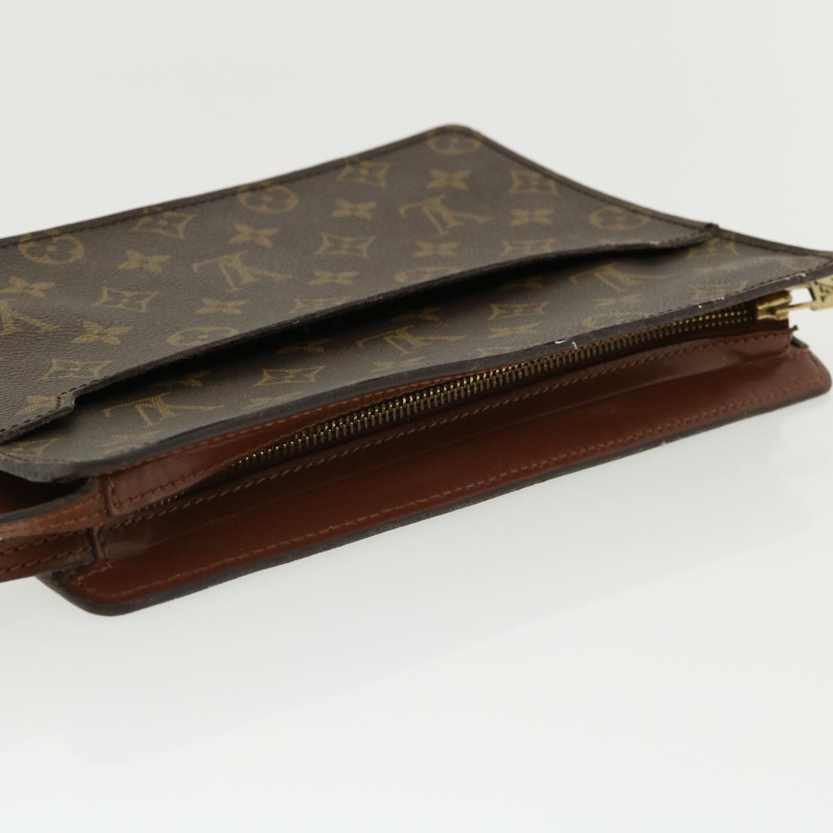 LOUIS VUITTON Monogram Pochette Homme Clutch Bag M51795 LV Auth 34764