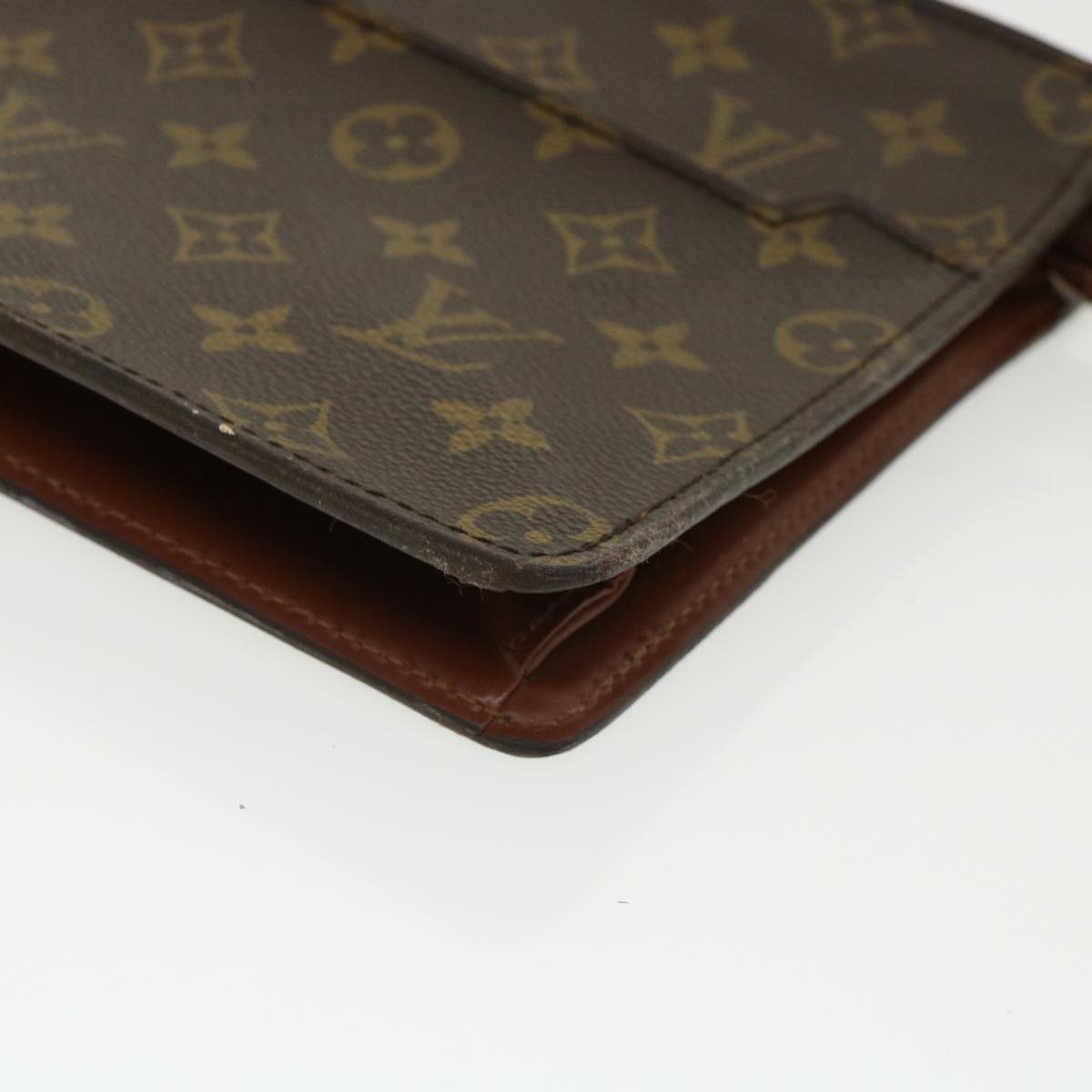 LOUIS VUITTON Monogram Pochette Homme Clutch Bag M51795 LV Auth 34764