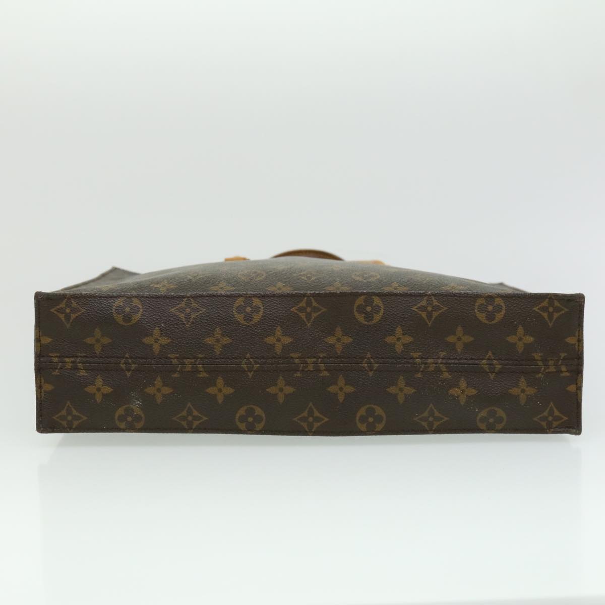 LOUIS VUITTON Monogram Sac Plat Hand Bag M51140 LV Auth 34783