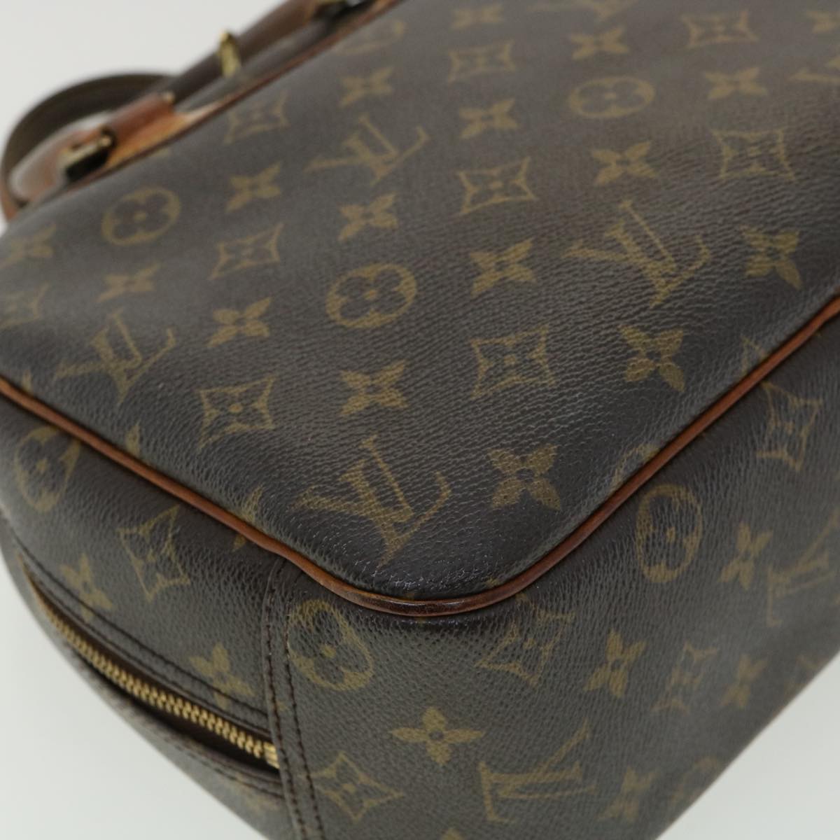 LOUIS VUITTON Monogram Trouville Hand Bag M42228 LV Auth 34784