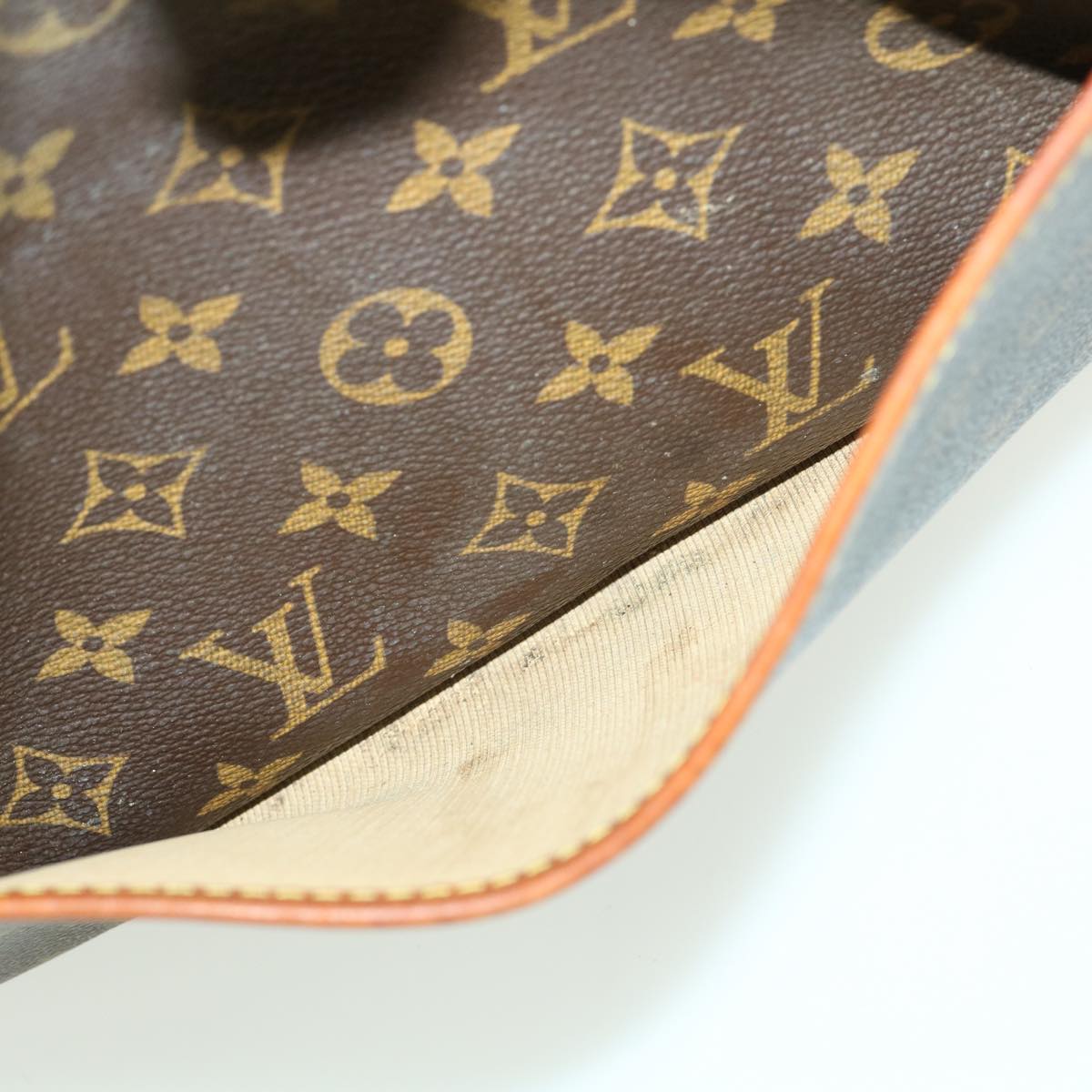 LOUIS VUITTON Monogram Trouville Hand Bag M42228 LV Auth 34784