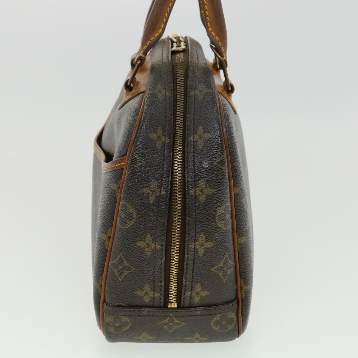 LOUIS VUITTON Monogram Trouville Hand Bag M42228 LV Auth 34784