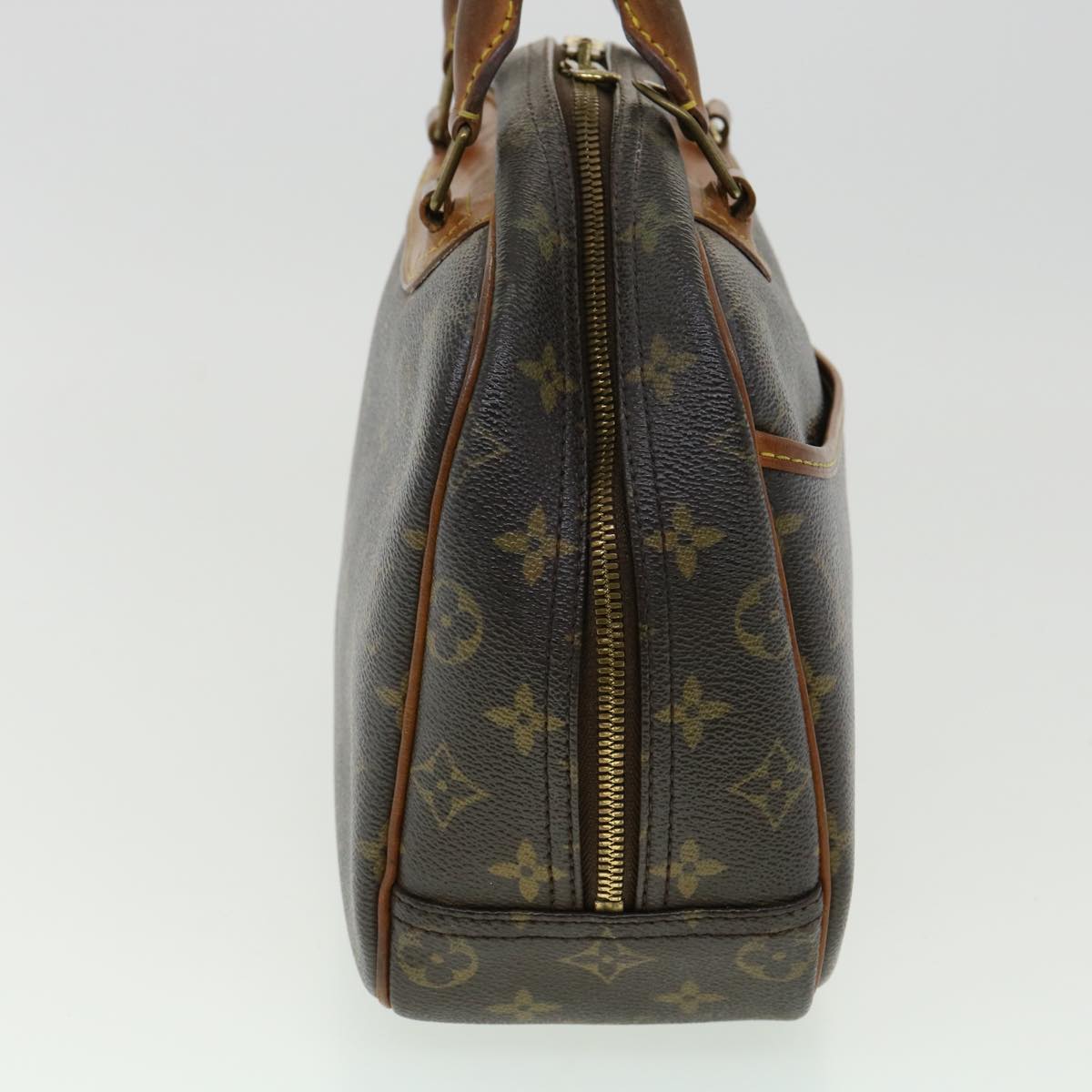 LOUIS VUITTON Monogram Trouville Hand Bag M42228 LV Auth 34784