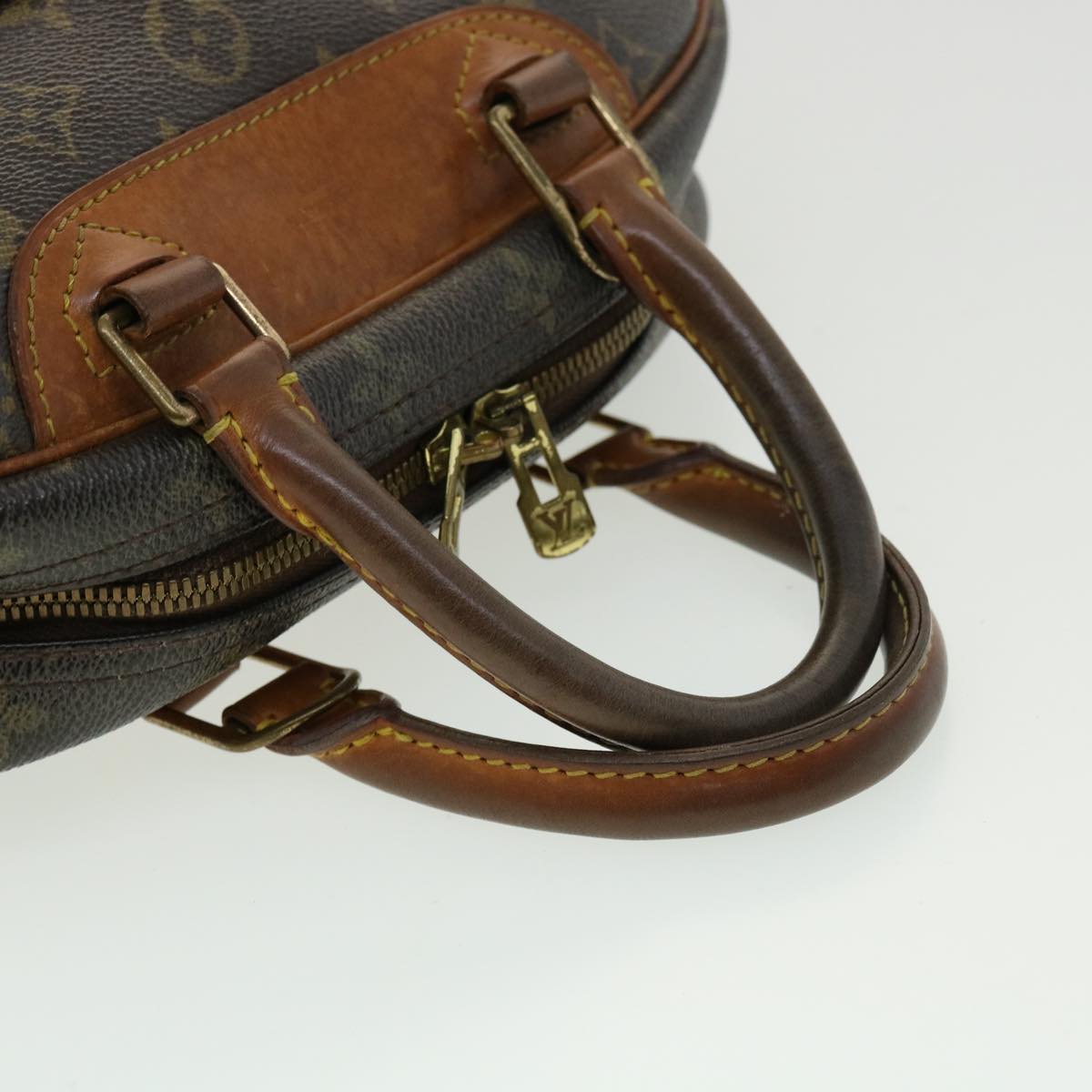 LOUIS VUITTON Monogram Trouville Hand Bag M42228 LV Auth 34784