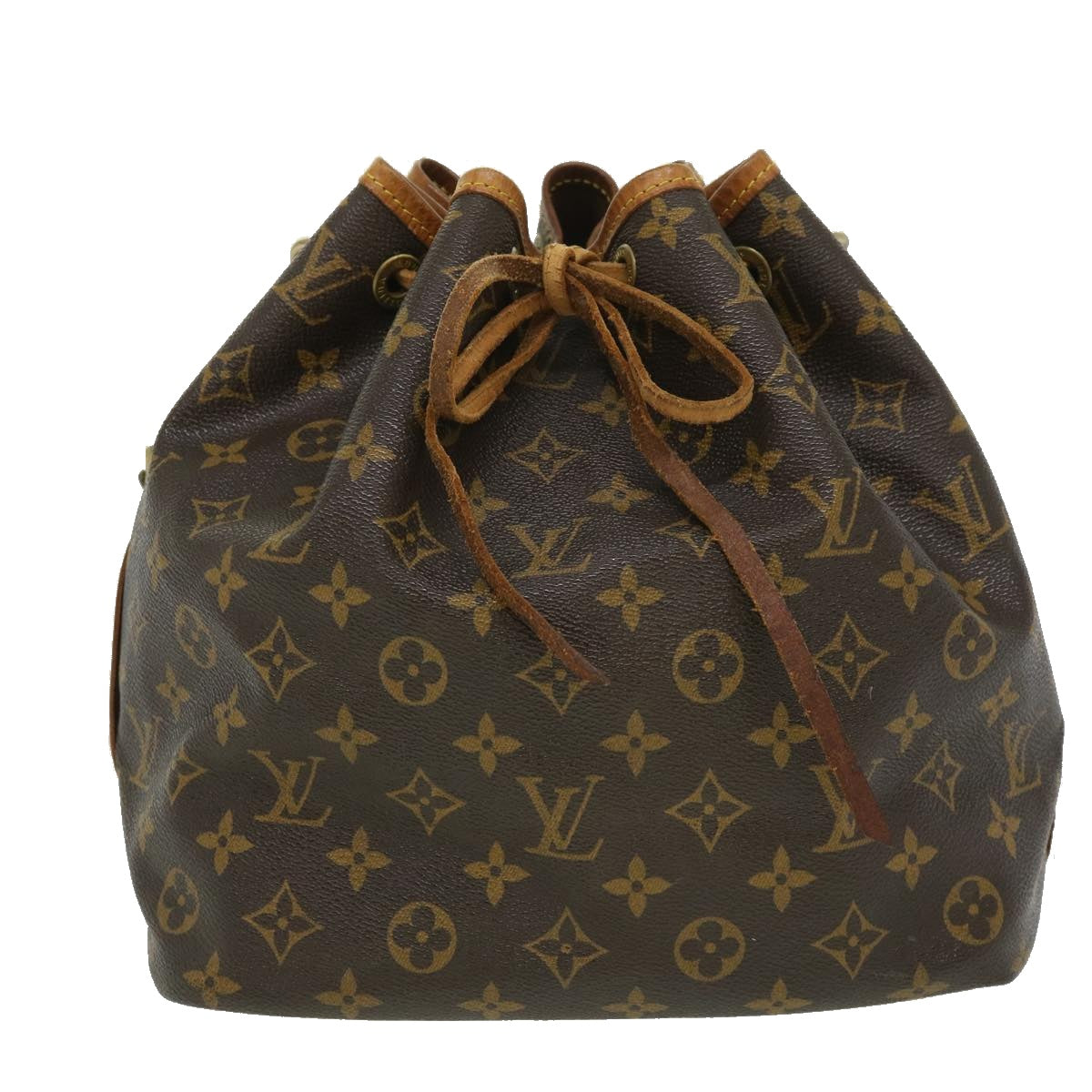 LOUIS VUITTON Monogram Petit Noe Shoulder Bag M42226 LV Auth 34790