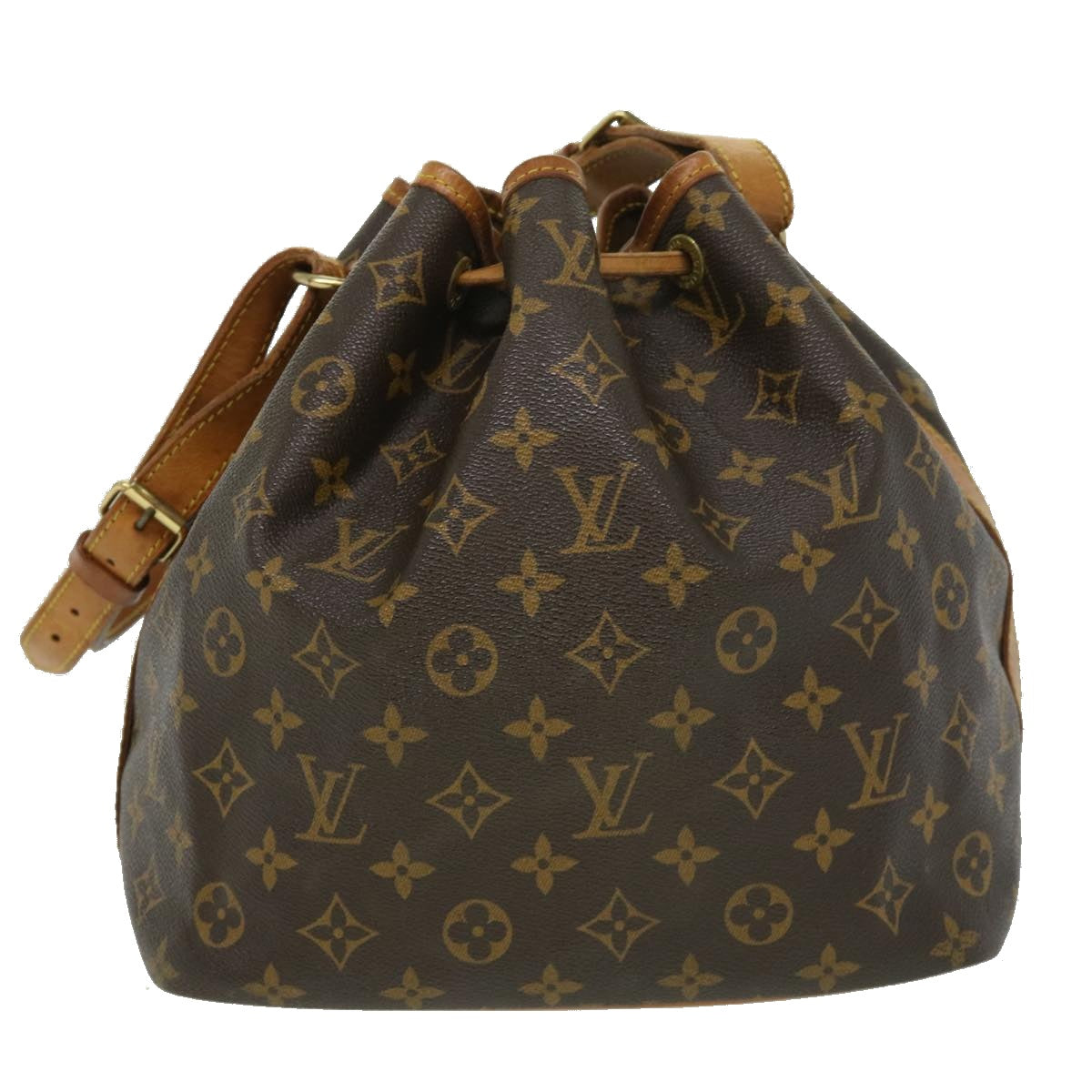 LOUIS VUITTON Monogram Petit Noe Shoulder Bag M42226 LV Auth 34790