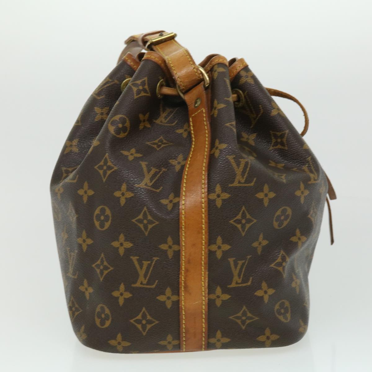 LOUIS VUITTON Monogram Petit Noe Shoulder Bag M42226 LV Auth 34790