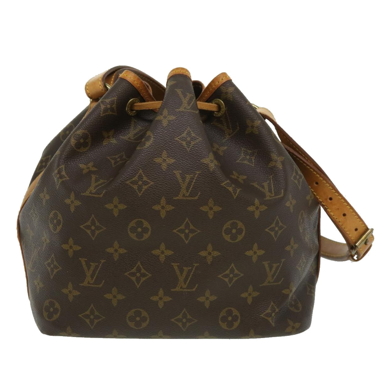 LOUIS VUITTON Monogram Petit Noe Shoulder Bag M42226 LV Auth 34791