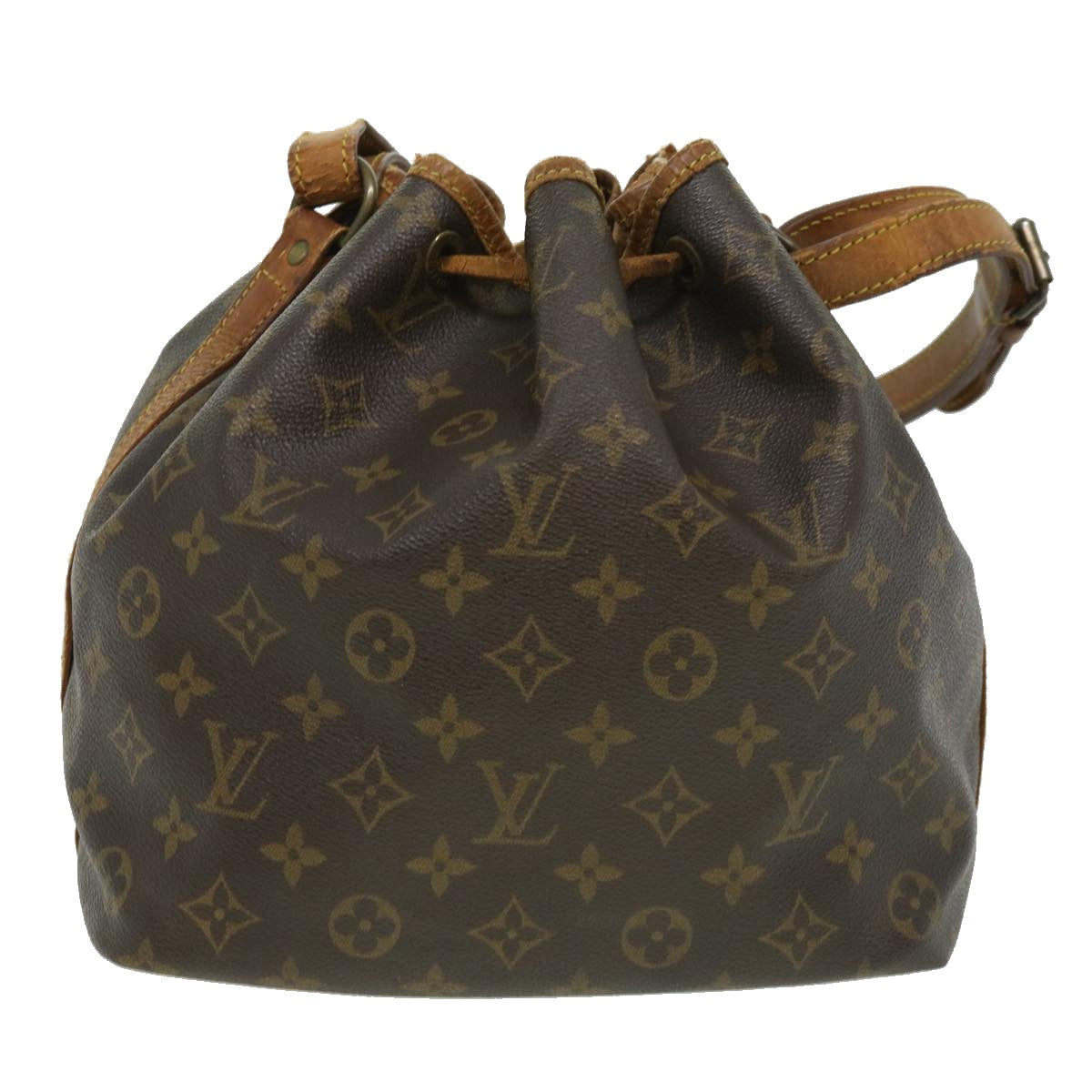 LOUIS VUITTON Monogram Petit Noe Shoulder Bag M42226 LV Auth 34792