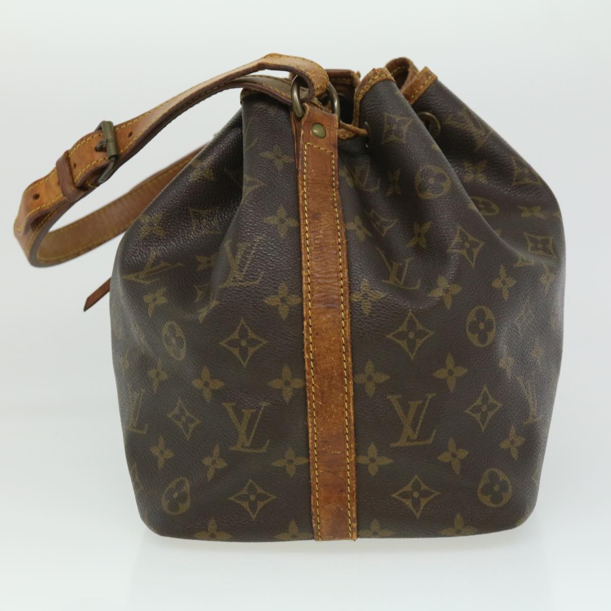 LOUIS VUITTON Monogram Petit Noe Shoulder Bag M42226 LV Auth 34792