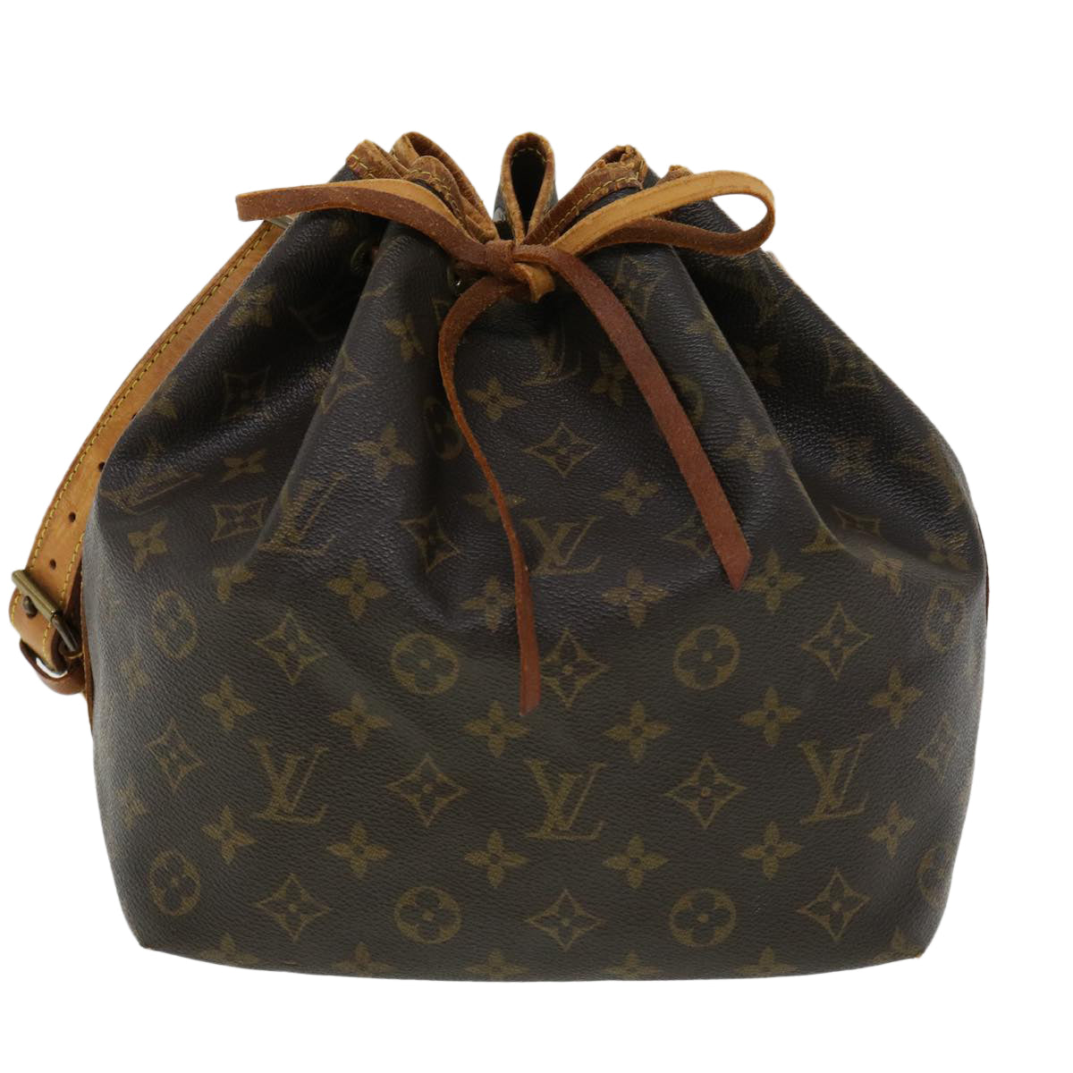 LOUIS VUITTON Monogram Petit Noe Shoulder Bag M42226 LV Auth 34793