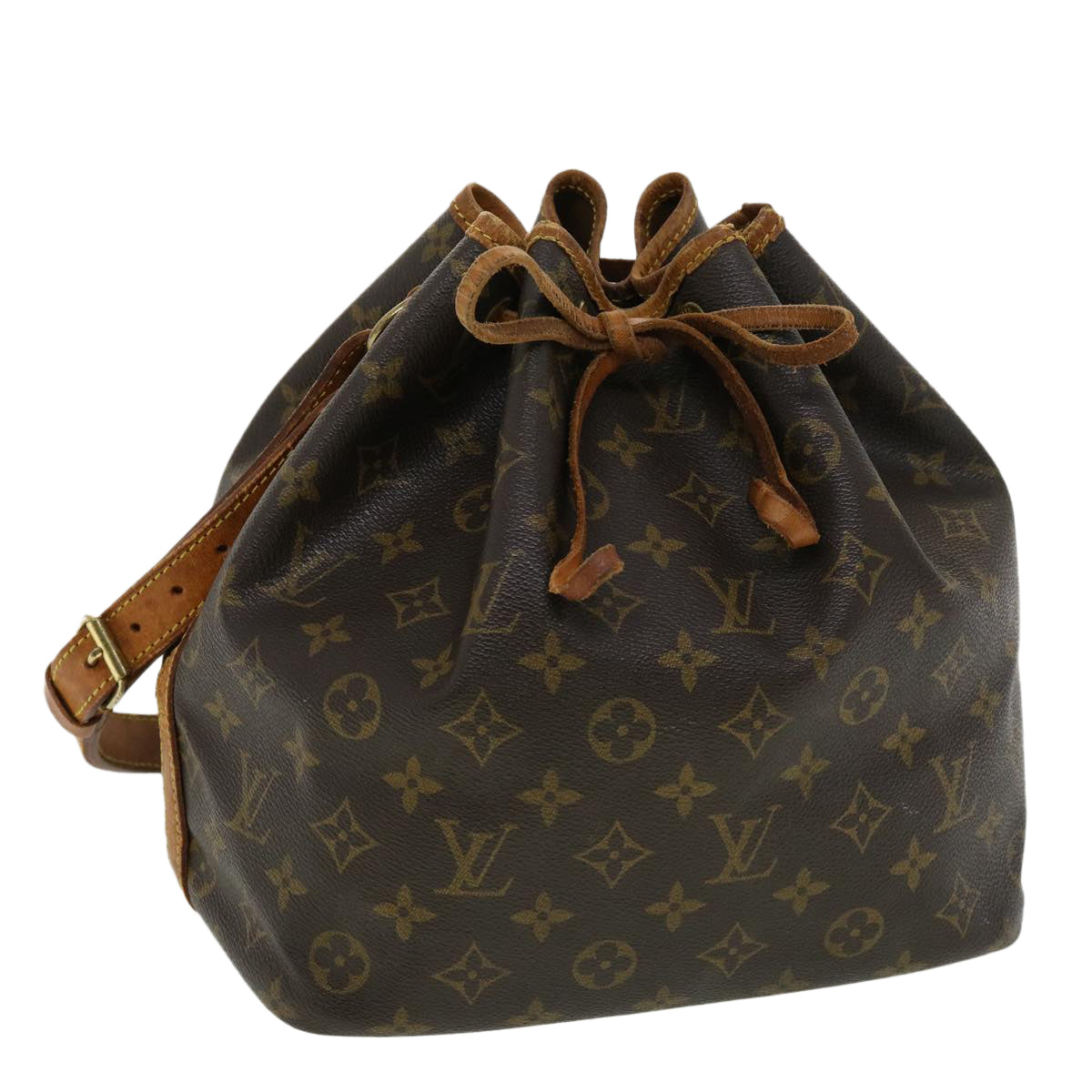 LOUIS VUITTON Monogram Petit Noe Shoulder Bag M42226 LV Auth 34794