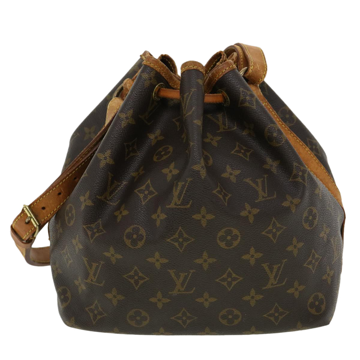 LOUIS VUITTON Monogram Petit Noe Shoulder Bag M42226 LV Auth 34794