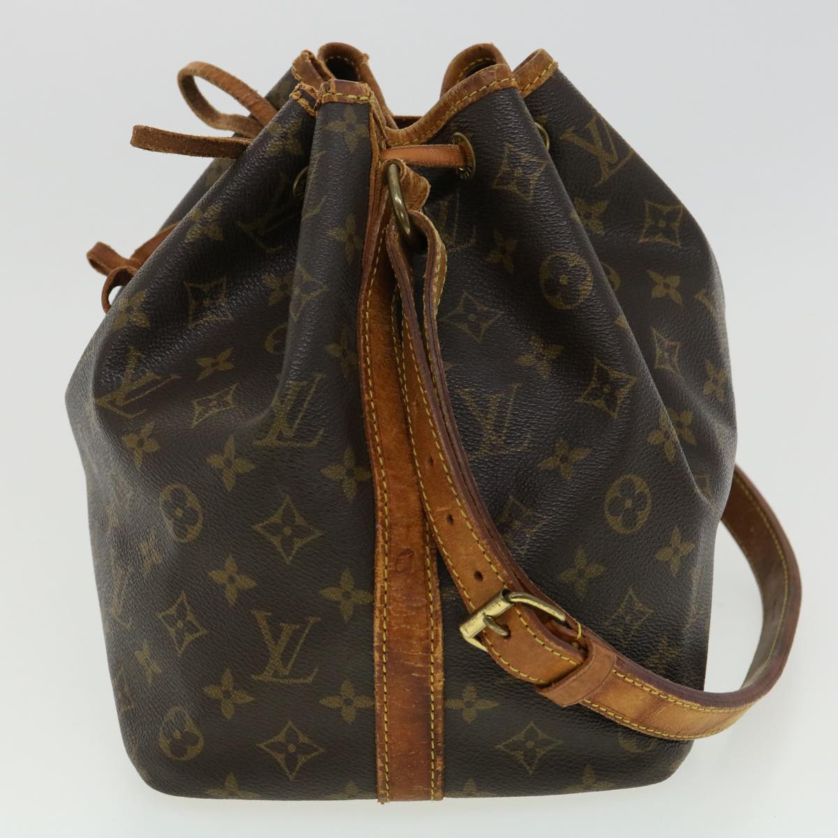 LOUIS VUITTON Monogram Petit Noe Shoulder Bag M42226 LV Auth 34794