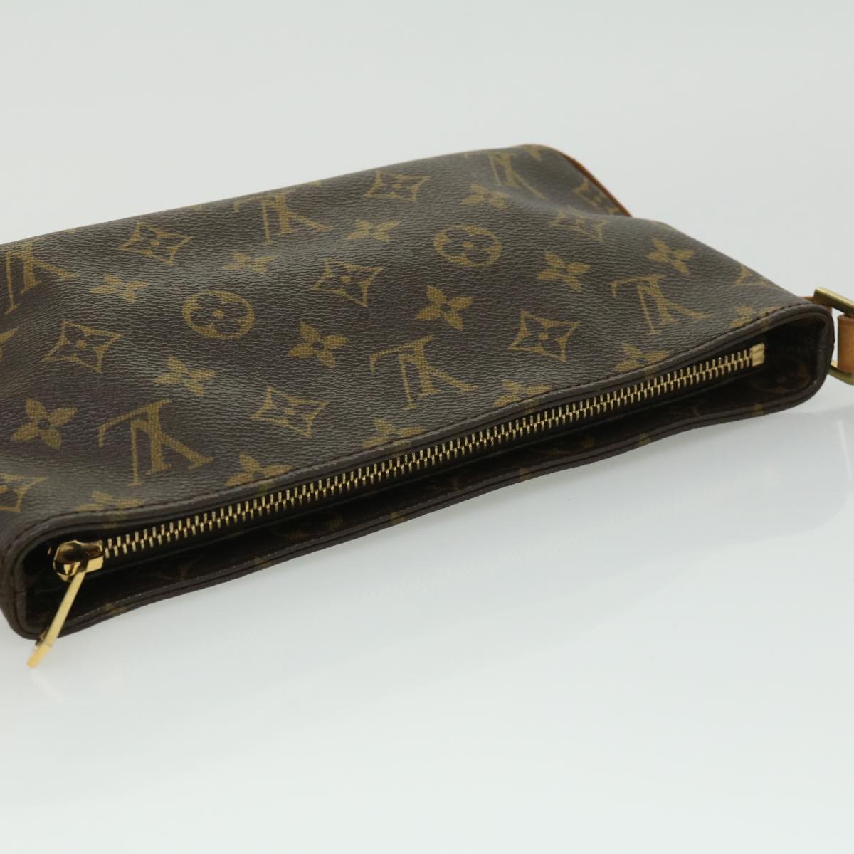 LOUIS VUITTON Monogram Trotteur Shoulder Bag M51240 LV Auth ni450