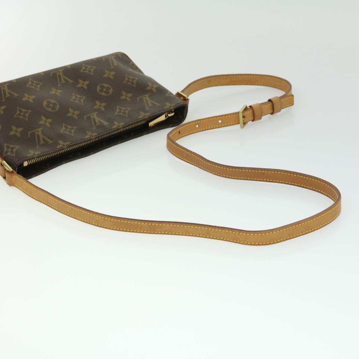 LOUIS VUITTON Monogram Trotteur Shoulder Bag M51240 LV Auth ni450