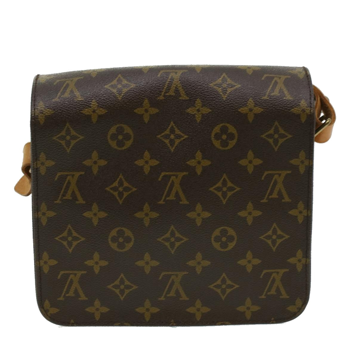 LOUIS VUITTON Monogram Cartouchiere MM Shoulder Bag M51253 LV Auth 34814