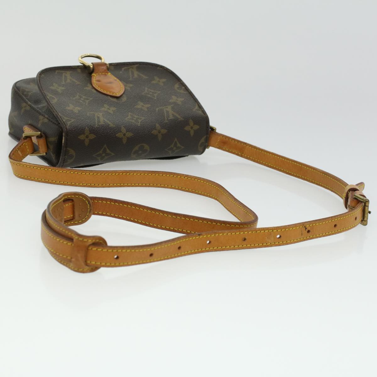 LOUIS VUITTON Monogram Saint Cloud PM Shoulder Bag M51244 LV Auth 34852