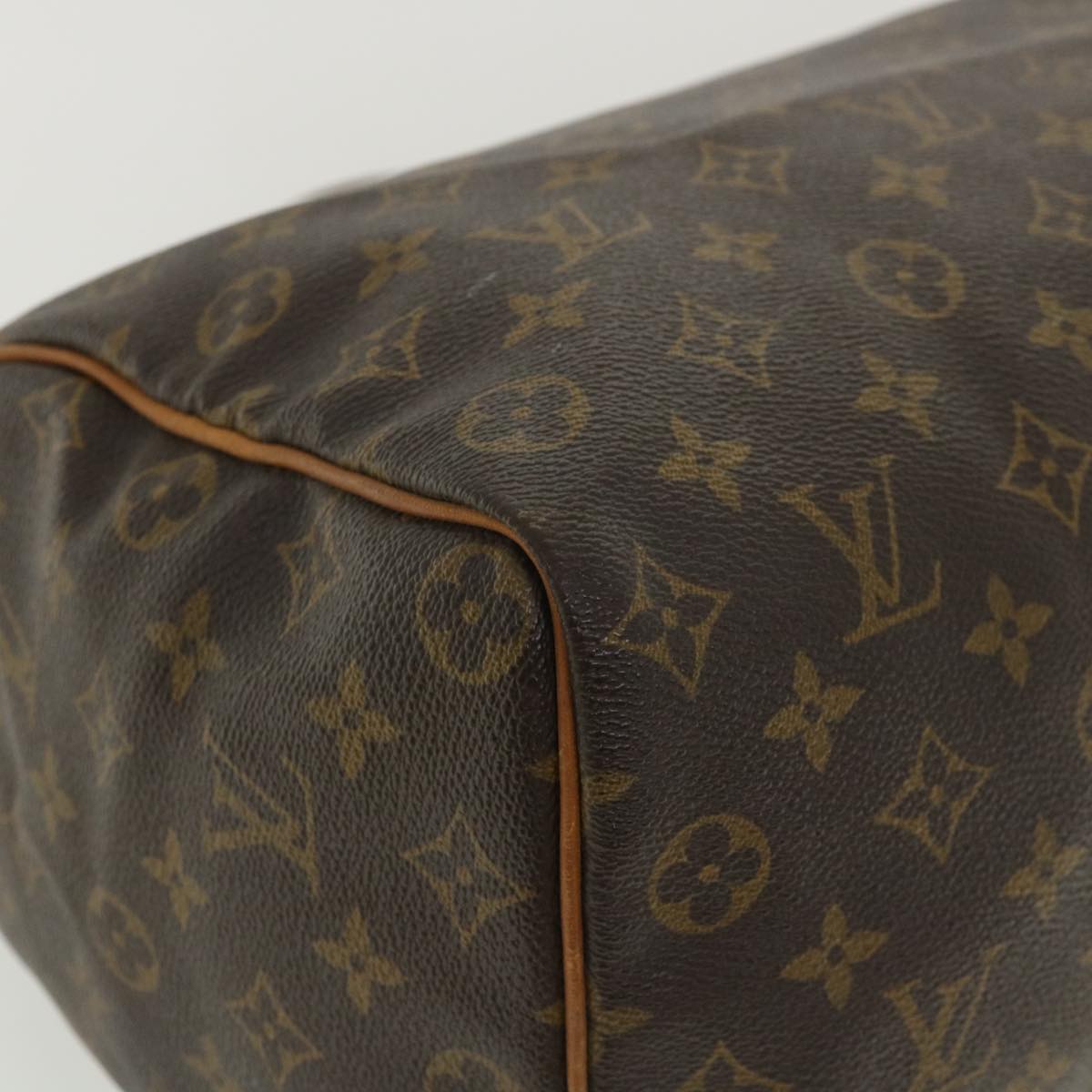 LOUIS VUITTON Monogram Speedy 35 Hand Bag M41524 LV Auth 34854