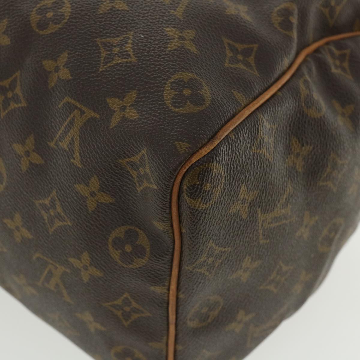 LOUIS VUITTON Monogram Speedy 35 Hand Bag M41524 LV Auth 34854