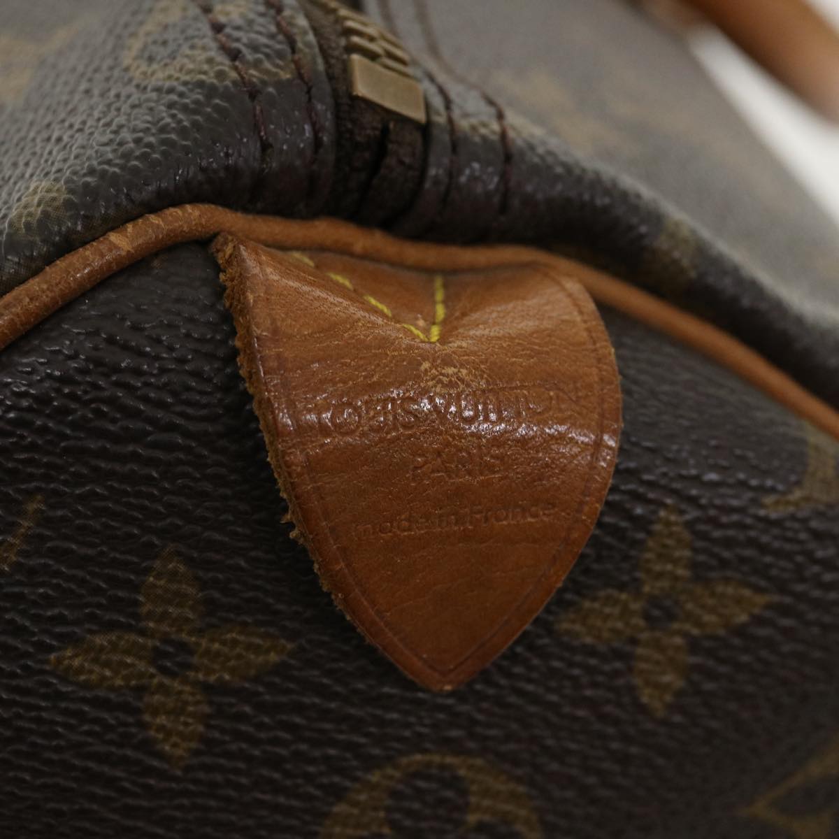 LOUIS VUITTON Monogram Speedy 35 Hand Bag M41524 LV Auth 34854