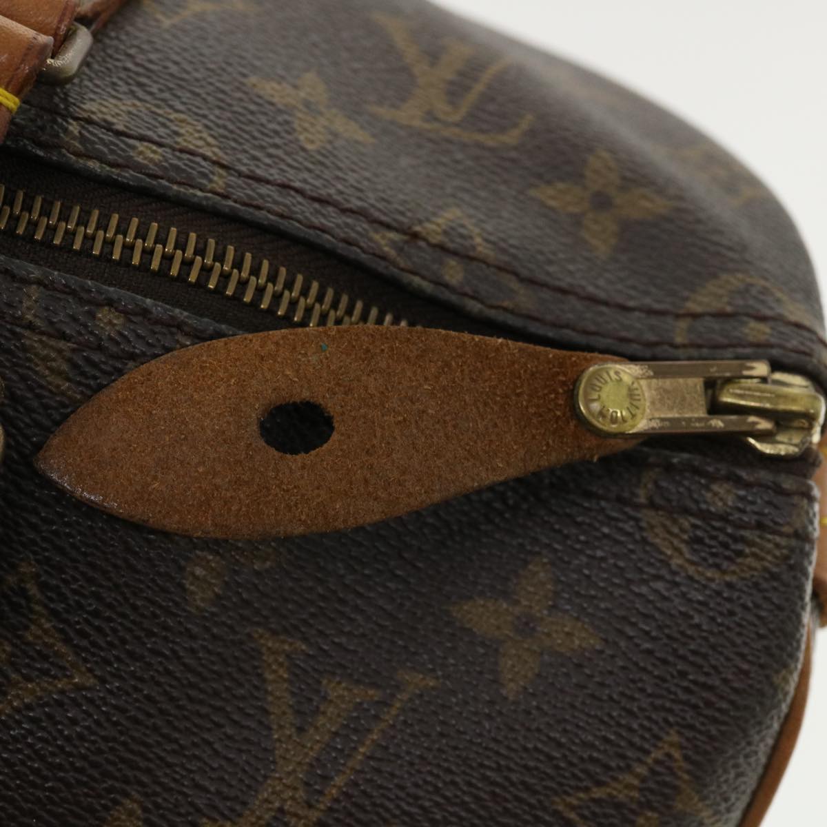 LOUIS VUITTON Monogram Speedy 35 Hand Bag M41524 LV Auth 34854