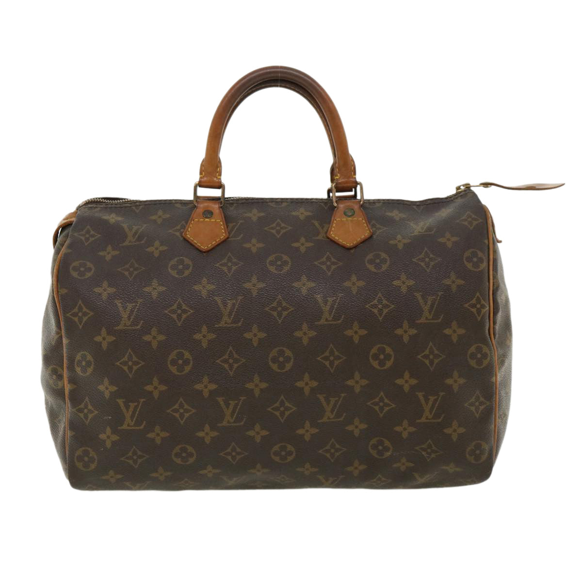 LOUIS VUITTON Monogram Speedy 35 Hand Bag M41524 LV Auth 34854