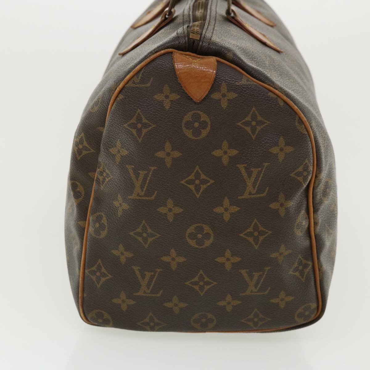 LOUIS VUITTON Monogram Speedy 35 Hand Bag M41524 LV Auth 34854