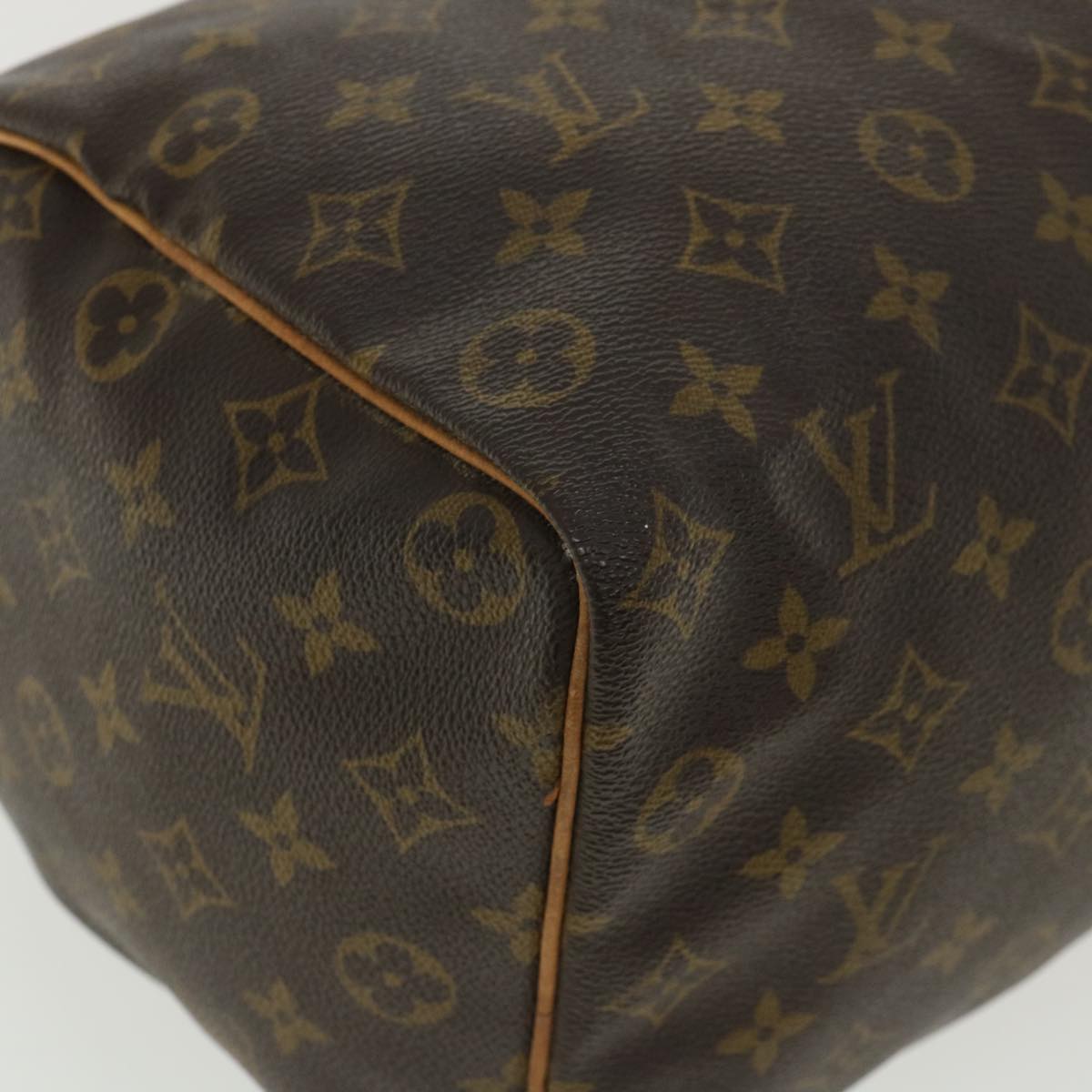 LOUIS VUITTON Monogram Speedy 35 Hand Bag M41524 LV Auth 34858