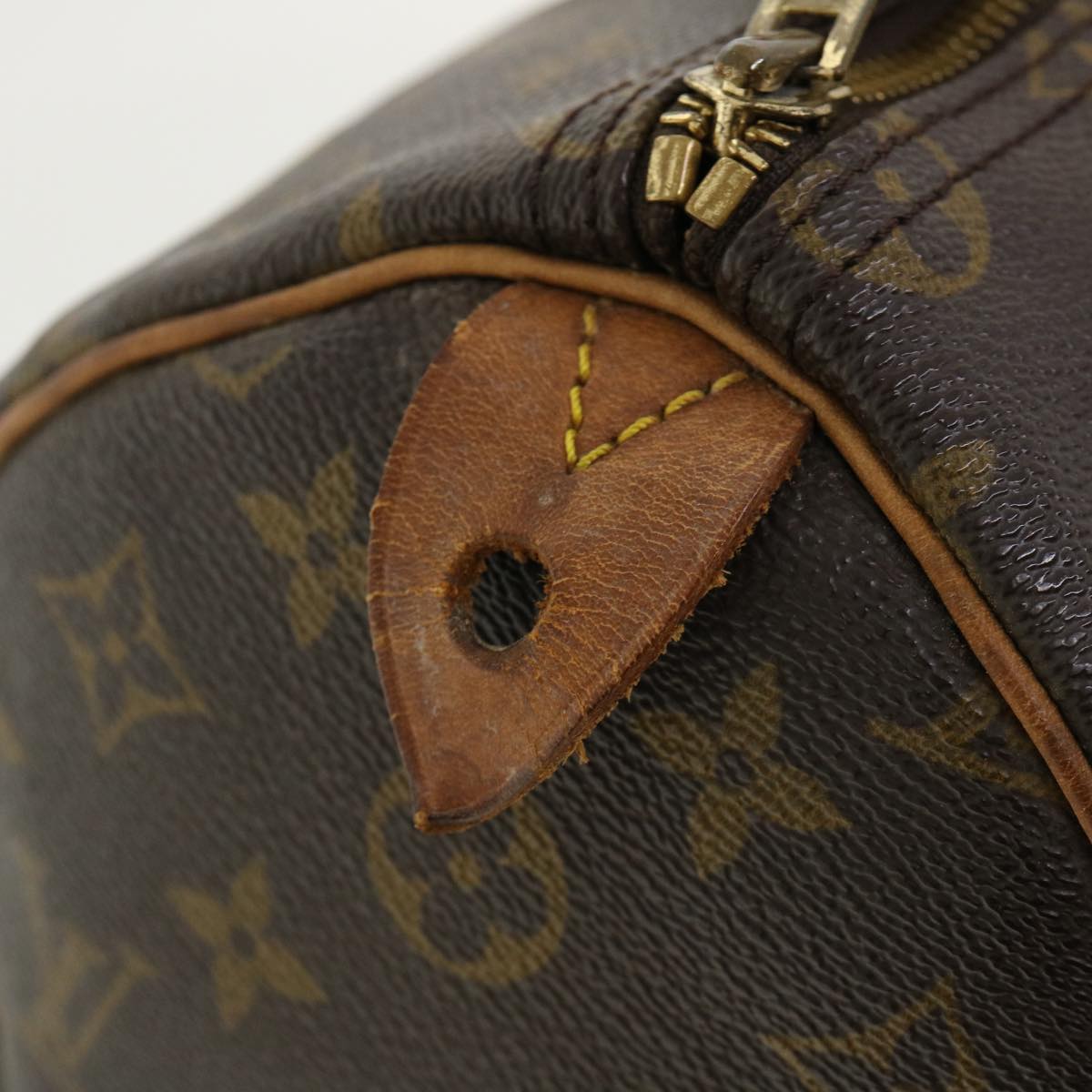 LOUIS VUITTON Monogram Speedy 35 Hand Bag M41524 LV Auth 34858