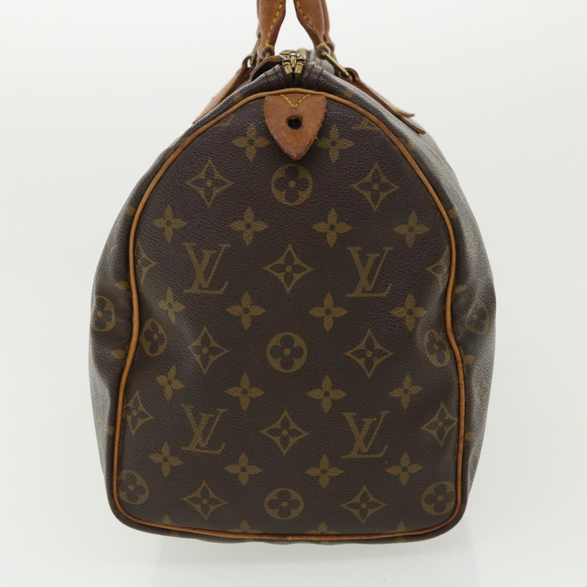 LOUIS VUITTON Monogram Speedy 35 Hand Bag M41524 LV Auth 34858