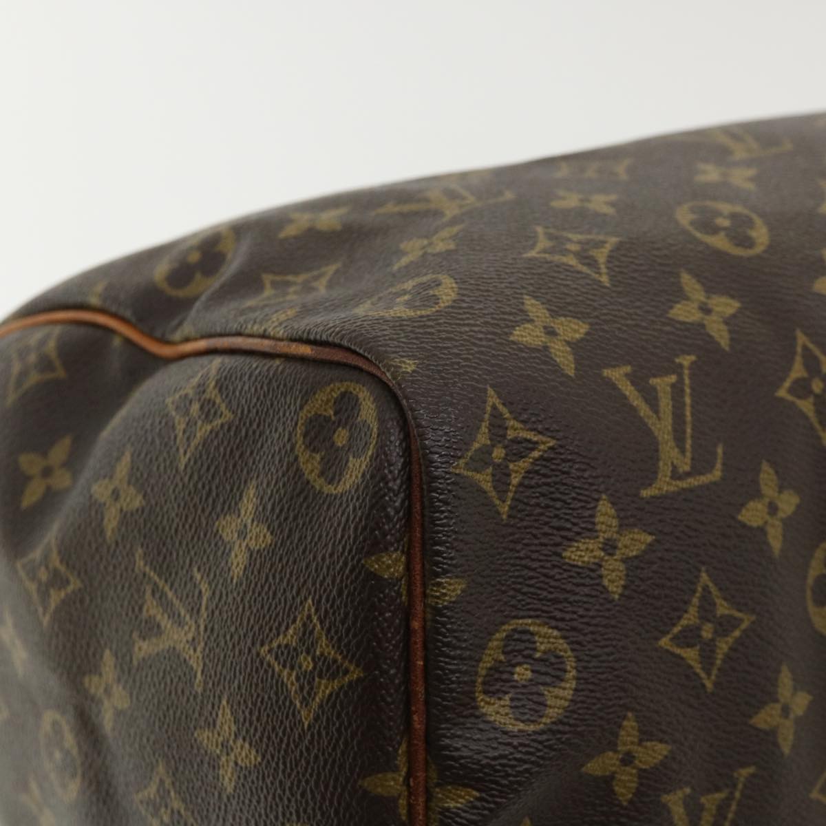 LOUIS VUITTON Monogram Speedy 35 Hand Bag M41524 LV Auth 34868