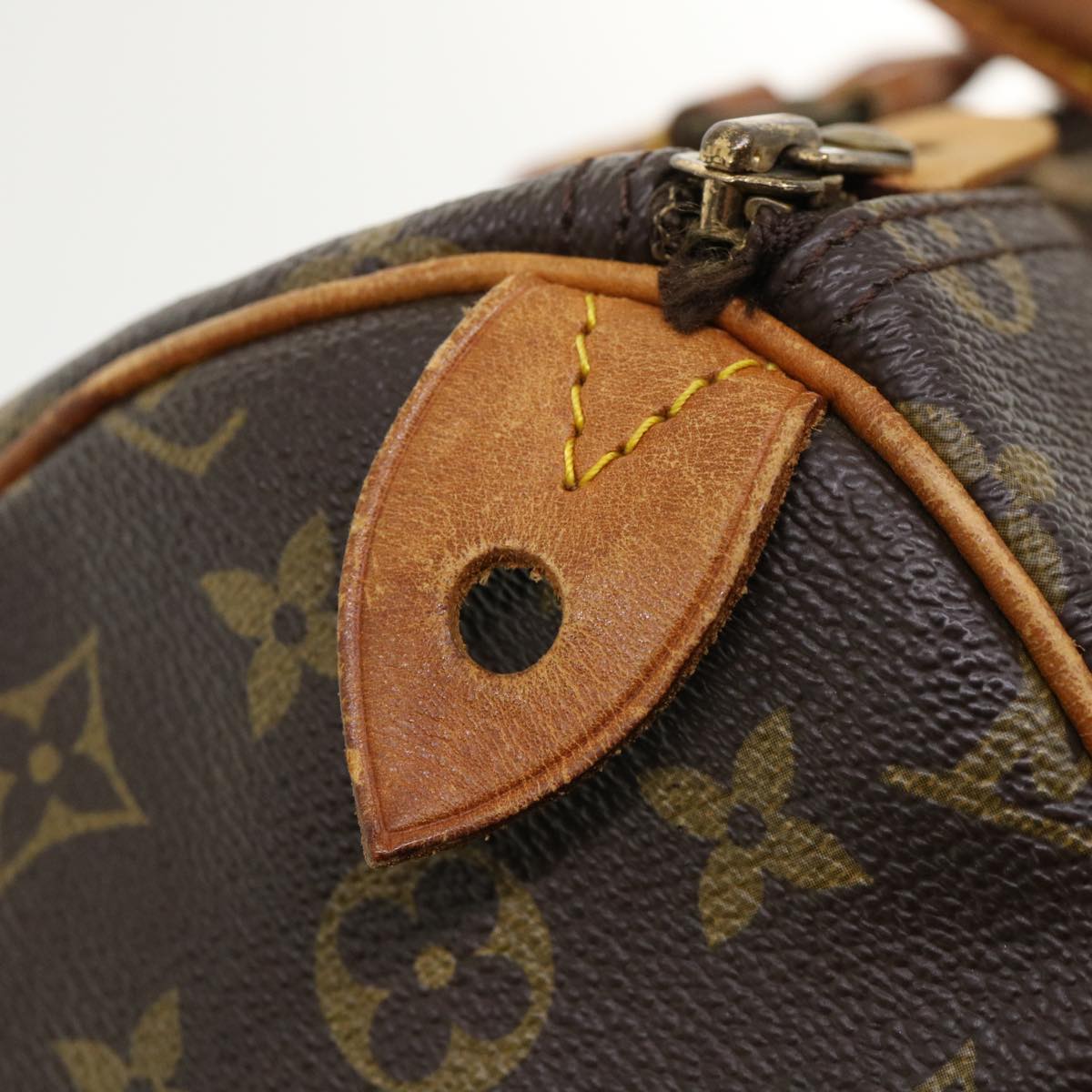 LOUIS VUITTON Monogram Speedy 35 Hand Bag M41524 LV Auth 34868