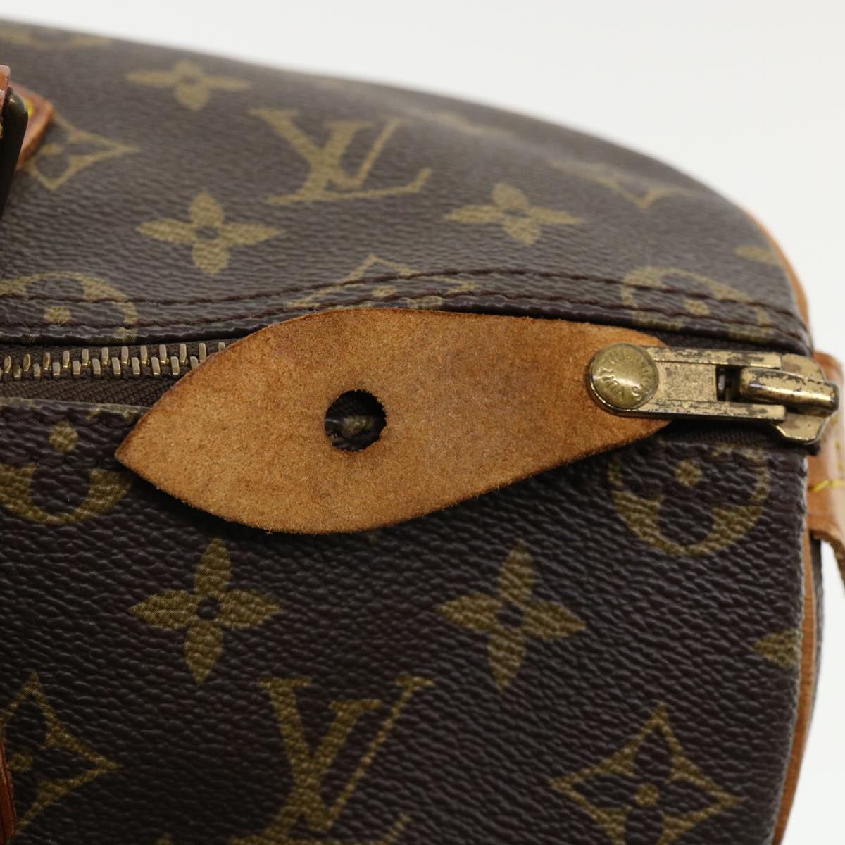 LOUIS VUITTON Monogram Speedy 35 Hand Bag M41524 LV Auth 34868