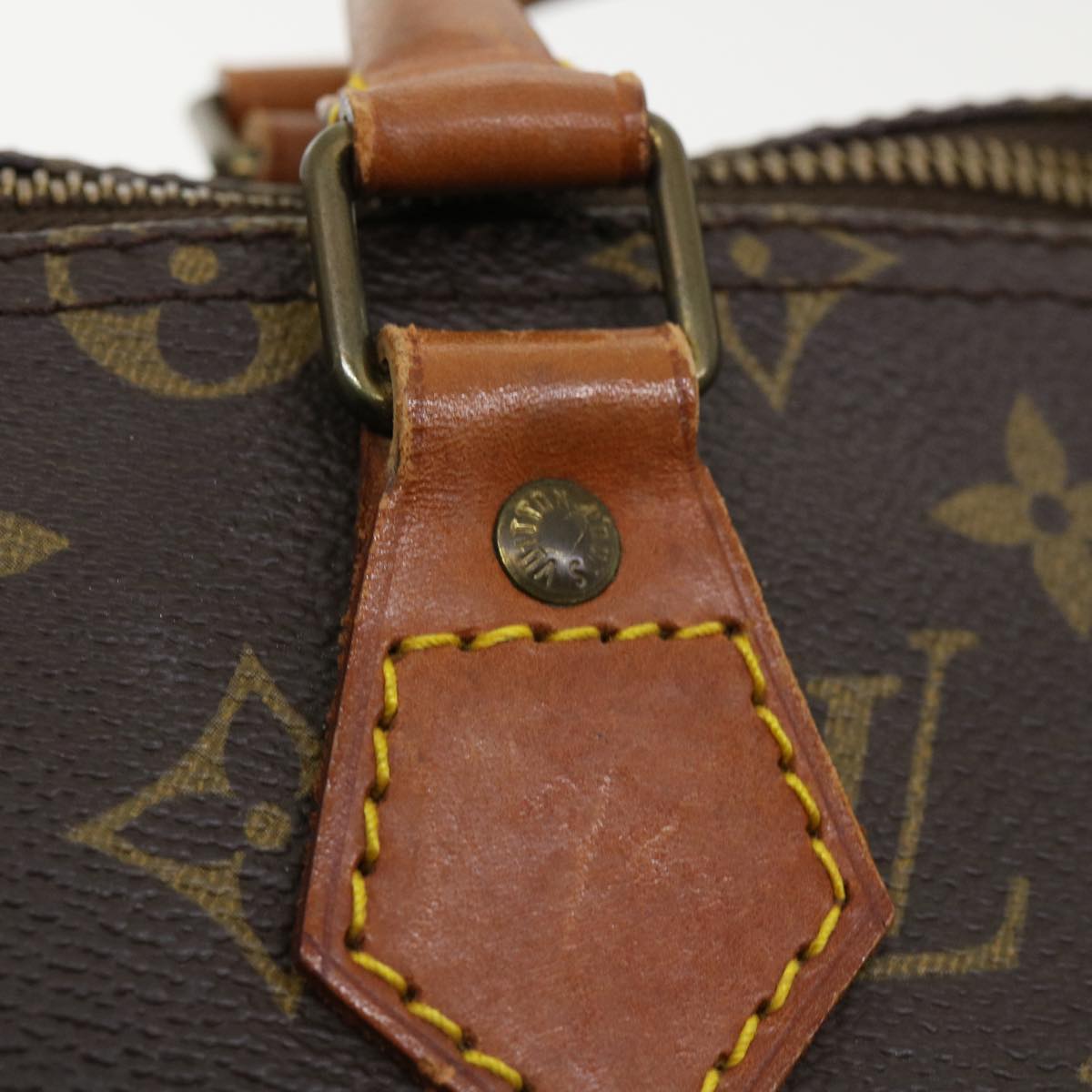 LOUIS VUITTON Monogram Speedy 35 Hand Bag M41524 LV Auth 34868