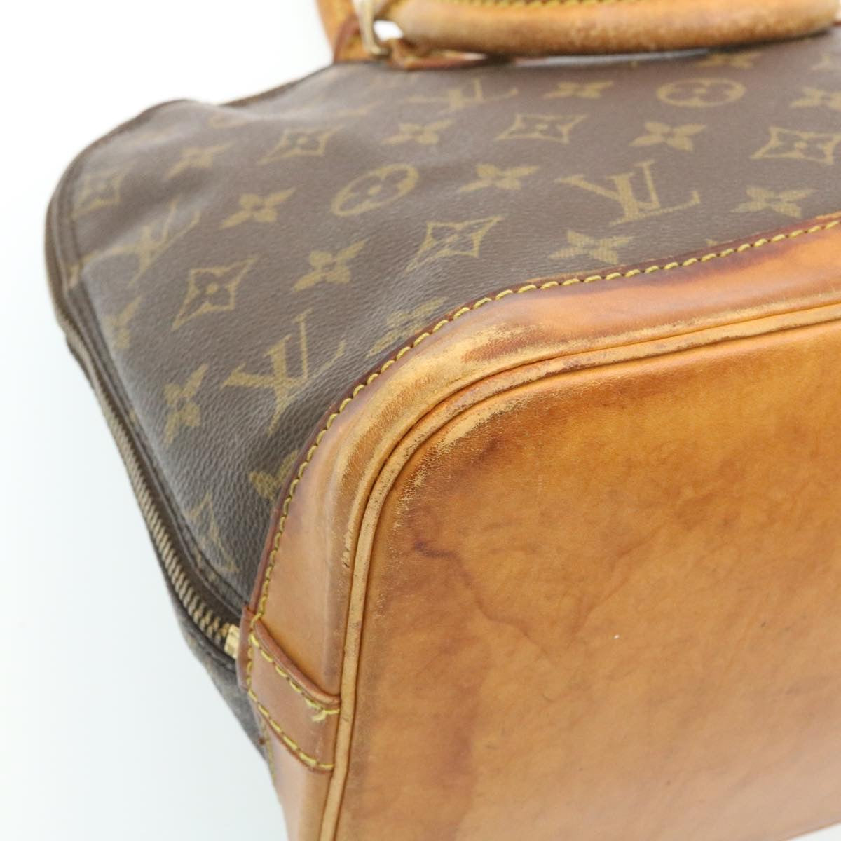 LOUIS VUITTON Monogram Alma Hand Bag M51130 LV Auth nr001