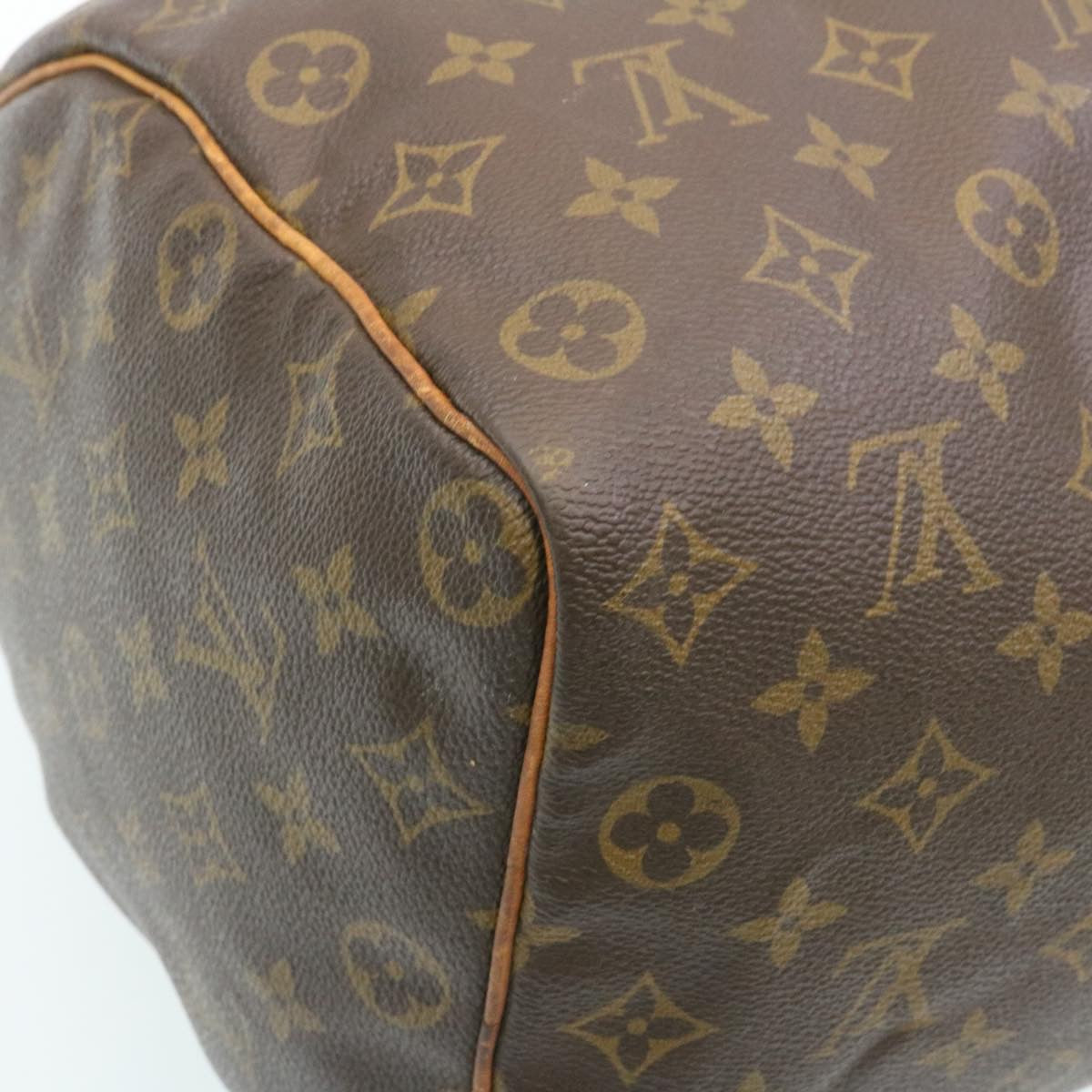 LOUIS VUITTON Monogram Speedy 35 Hand Bag M41524 LV Auth nr018