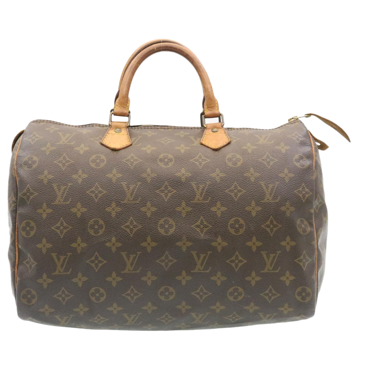 LOUIS VUITTON Monogram Speedy 35 Hand Bag M41524 LV Auth nr018