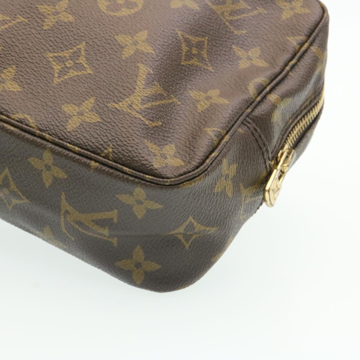 LOUIS VUITTON Monogram Trousse Toilette 23 Clutch Bag M47524 LV Auth 34885