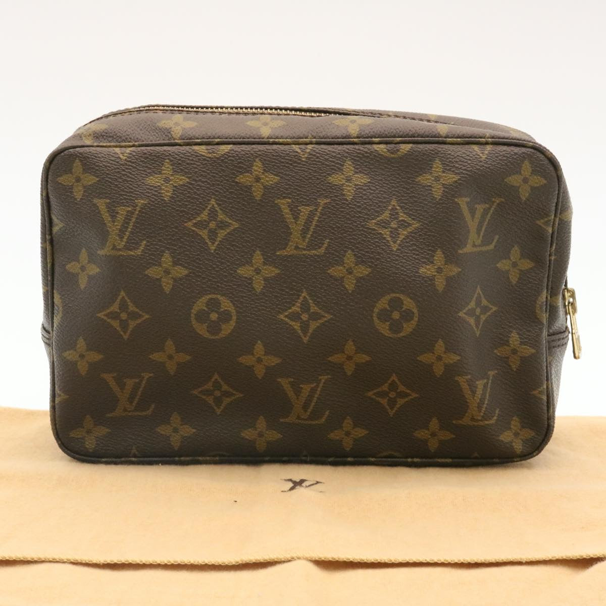 LOUIS VUITTON Monogram Trousse Toilette 23 Clutch Bag M47524 LV Auth 34885