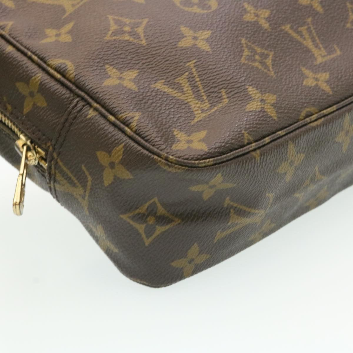 LOUIS VUITTON Monogram Trousse Toilette 23 Clutch Bag M47524 LV Auth 34885